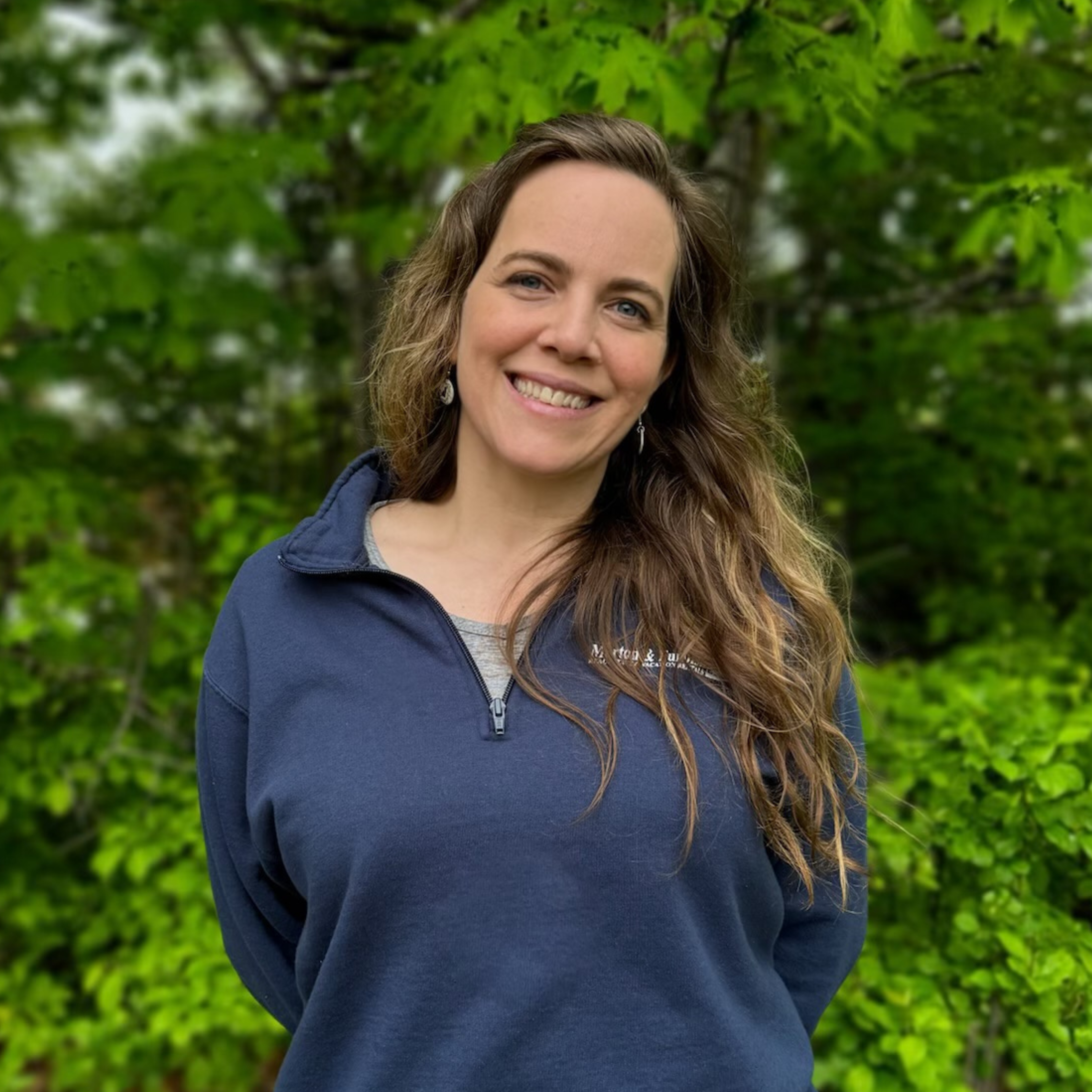 Staff member Sara French